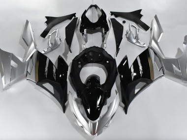 18-23 Silber & Schwarz Ninja 400 Verkleidung