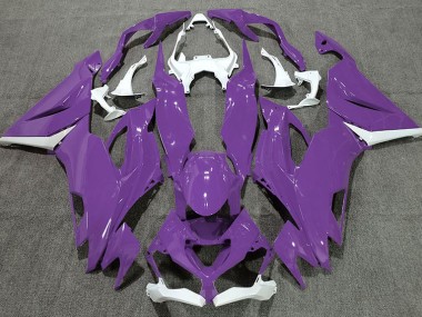 19-23 Glanz Lila & Weiß ZX6R Verkleidung