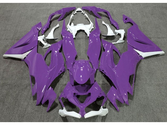19-23 Glanz Lila & Weiß ZX6R Verkleidung