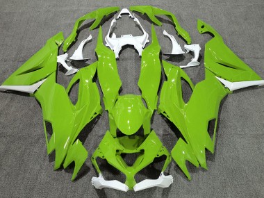 19-23 Glänzend Grün & Weiß ZX6R Verkleidung