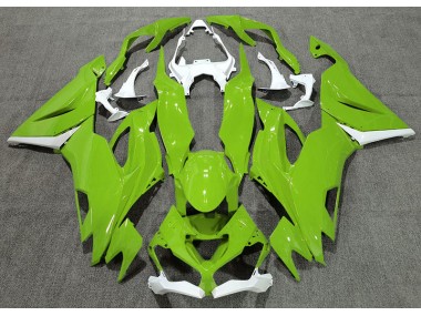 19-23 Glänzend Grün & Weiß ZX6R Verkleidung