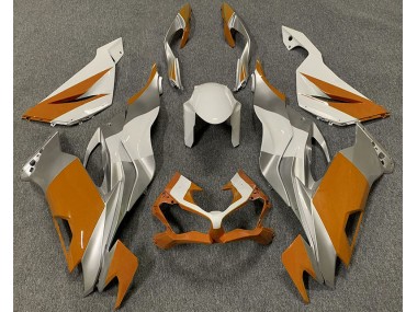 19-23 Orangeweiß & Silber ZX6R Verkleidung