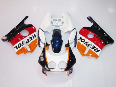90-98 Weiß Repsol CBR250RR Verkleidung