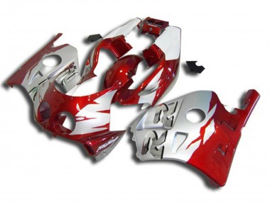 90-98 Silber Rot & Weiß CBR250RR Verkleidung