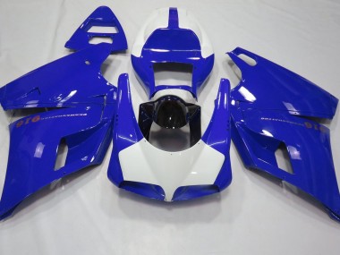 93-05 Glänzend Blau & Weiß Ducati 996 748 916 998 Verkleidung