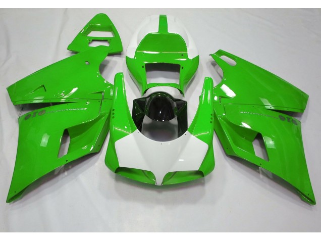 93-05 Glänzend Grün & Weiß Ducati 996 748 916 998 Verkleidung