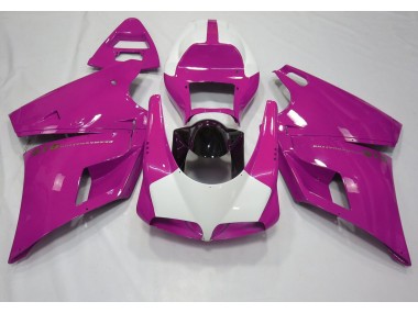 93-05 Glanzrosa & Weiß Ducati 996 748 916 998 Verkleidung