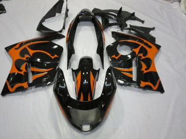 96-07 Schwarz & Orange CBR1100XX Verkleidung