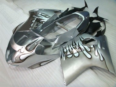 96-07 Silber Flamme CBR1100XX Verkleidung