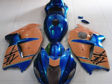 97-07 Glänzend Blau & Braun GSXR 1300 Verkleidung