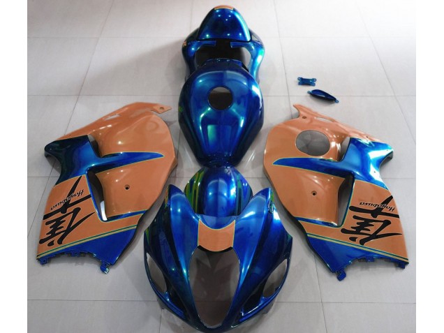97-07 Glänzend Blau & Braun GSXR 1300 Verkleidung