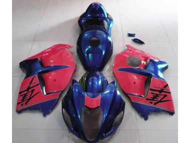 97-07 Glänzend Blau & Rot GSXR 1300 Verkleidung