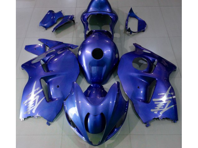97-07 Glänzend Blau & Silber Logo GSXR 1300 Verkleidung