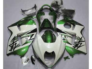 97-07 Glänzend Weiß & Grün GSXR 1300 Verkleidung