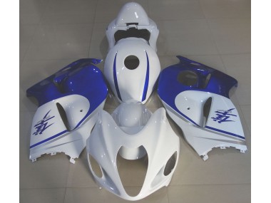97-07 Glänzend Weiß & Tiefblau GSXR 1300 Verkleidung
