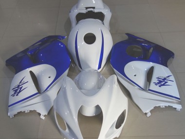 97-07 Glänzend Weiß & Tiefblau GSXR 1300 Verkleidung