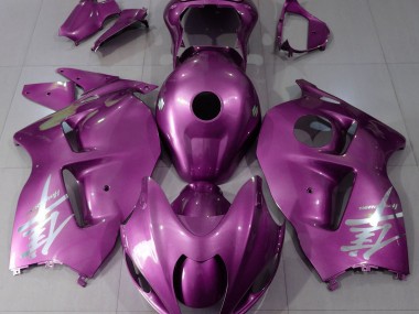 97-07 Glanzrosa & Silbernes Logo GSXR 1300 Verkleidung