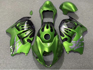 97-07 Grün & Schwarz GSXR 1300 Verkleidung