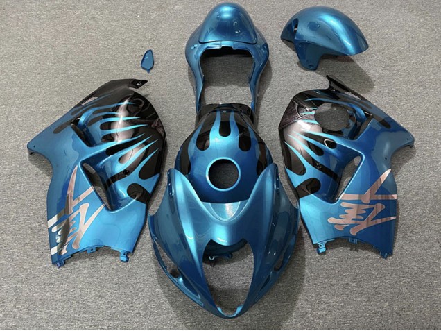 97-07 Himmelblau & Schwarz GSXR 1300 Verkleidung