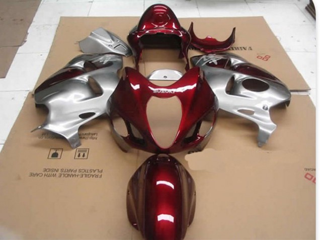 97-07 Rot D-Silber GSXR 1300 Verkleidung