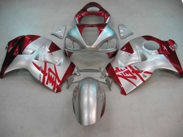 97-07 Silber & Rot GSXR 1300 Verkleidung