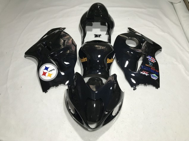 97-07 Teamlogo In Schwarz Glänzend GSXR 1300 Verkleidung