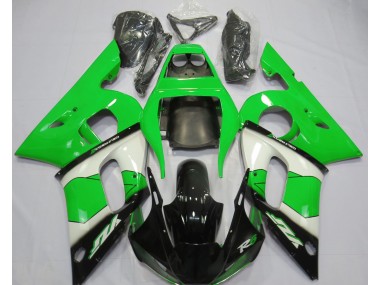 98-02 Grün Weiß & Schwarz R6 Verkleidung