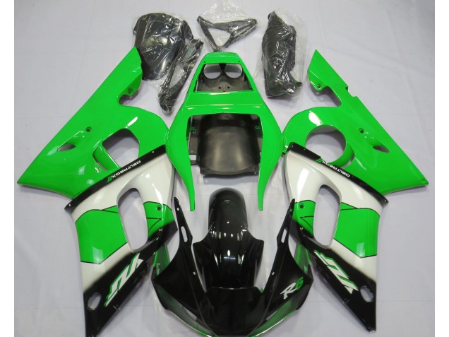 98-02 Grün Weiß & Schwarz R6 Verkleidung