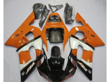 98-02 Orange Weiß & Schwarz R6 Verkleidung