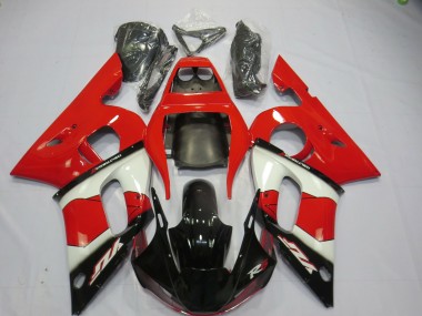 98-02 Rot Weiß & Schwarz R6 Verkleidung