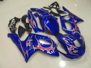 98-07 Blaurot & Silber Glänzend YZF600 Verkleidung