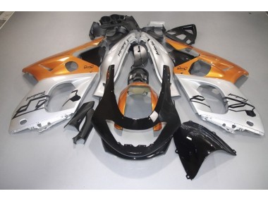 98-07 Orange Glänzend Silber & Schwarz YZF600 Verkleidung
