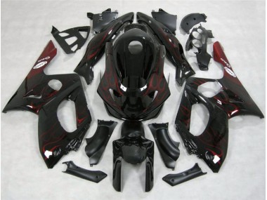 98-07 Rot Flamme YZF600 Verkleidung