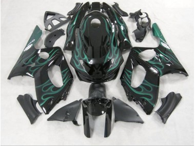 98-07 Smaragdgrün Flame YZF600 Verkleidung