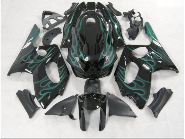 98-07 Smaragdgrün Flame YZF600 Verkleidung