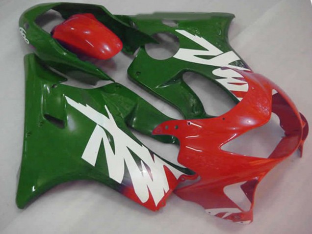 99-00 Grün-Rot-Weiß-Aufkleber CBR600 F4 Verkleidung