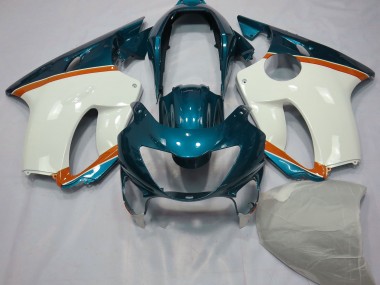 99-00 Hellblau & Orange CBR600 F4 Verkleidung
