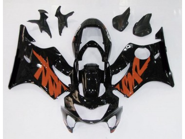 99-00 Schwarz Glänzend & Orange CBR600 F4 Verkleidung