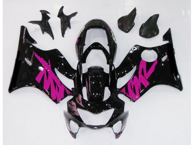 99-00 Schwarz Glänzend & Pink CBR600 F4 Verkleidung