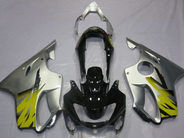 99-00 Silber Gelb & Schwarz CBR600 F4 Verkleidung