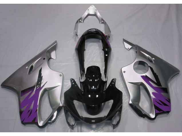 99-00 Silber Glänzend & Lila CBR600 F4 Verkleidung