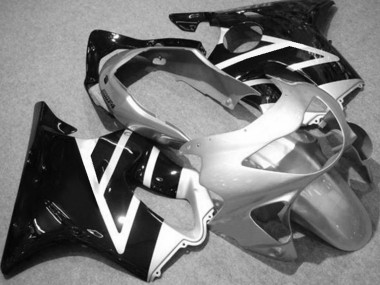 99-00 Silber Schwarz CBR600 F4 Verkleidung